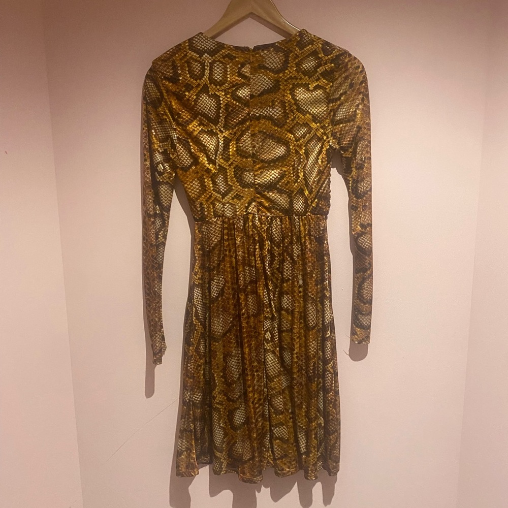 Altuzarra Leopard Python Print Dress - image 2